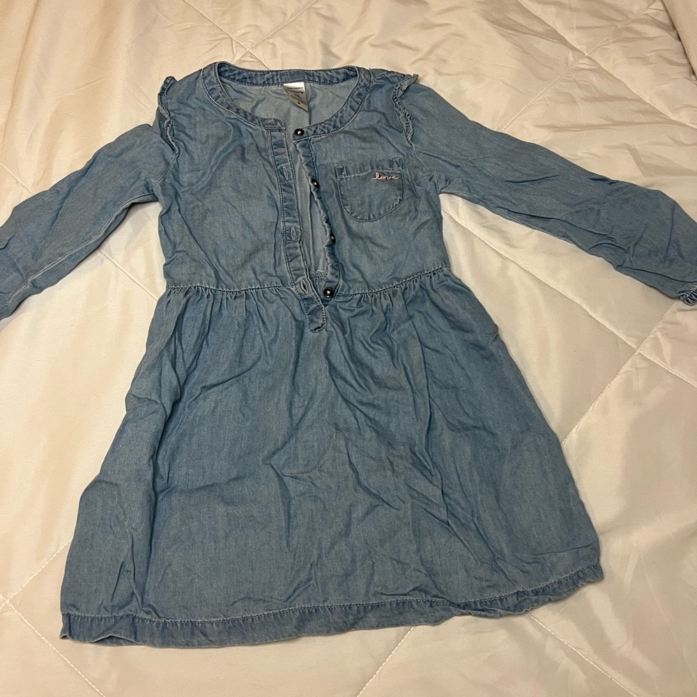 Toddler Girl Carter’s Denim Dress
